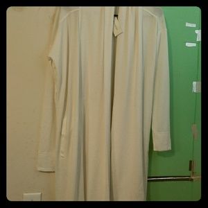 NWT!! Banana Republic Long White Cardigan